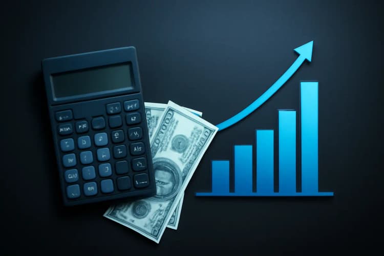 Custo de um mês de tráfego pago com gráficos de investimento
