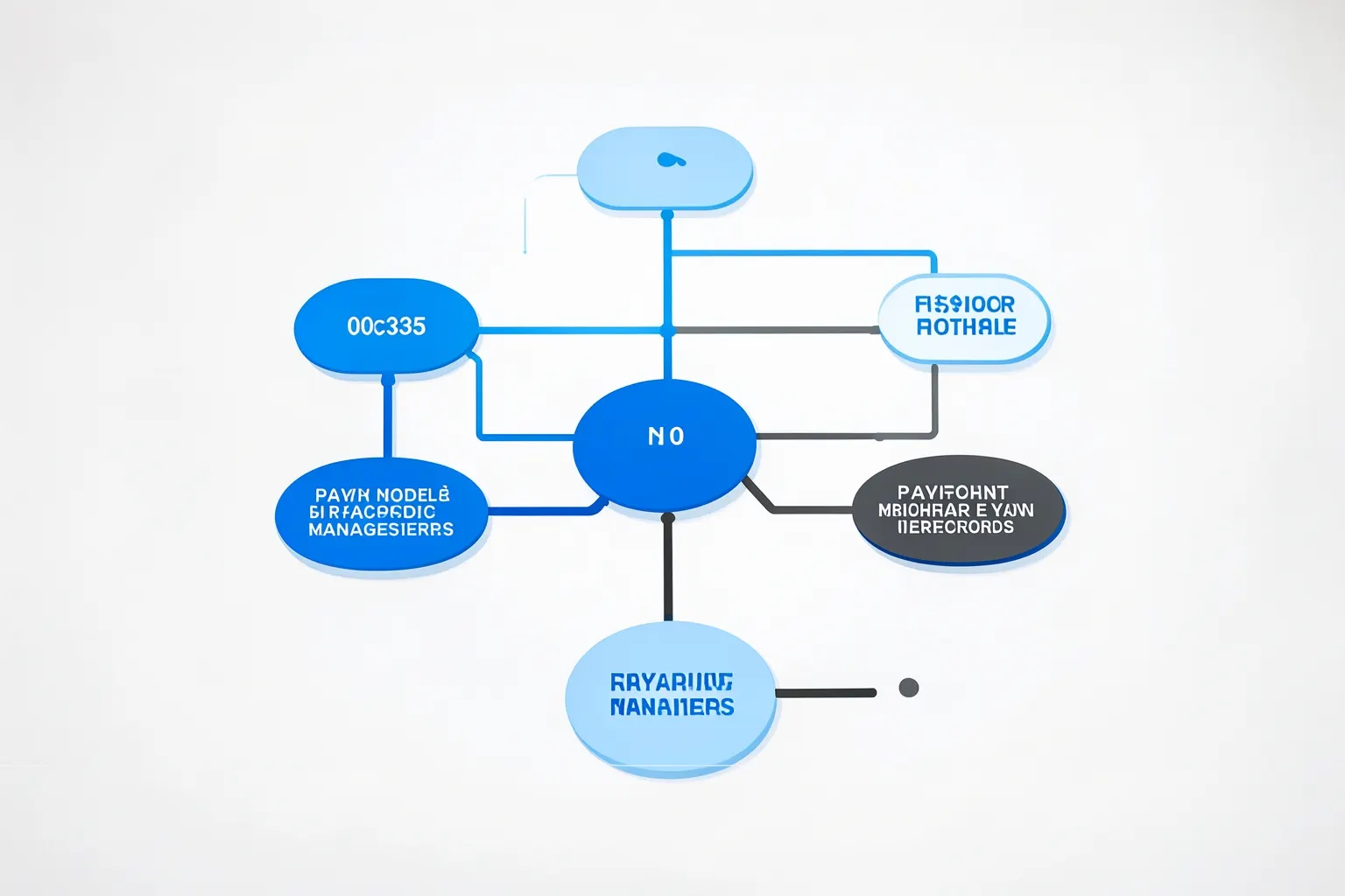 Diagrama de fluxo mostrando diferentes modelos de pagamento para gestores de tráfego.