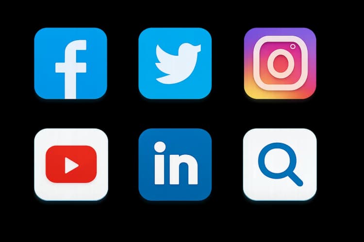 Principais plataformas de tráfego pago: Google Ads, Facebook Ads e mais.